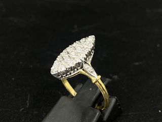 anillo oro 18k con piedra
