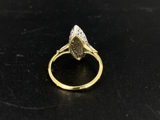 anillo oro 18k con piedra