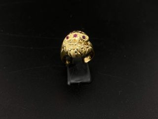 anillo oro 18k con piedra