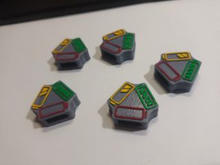 5 Tapas batería lipo 3D