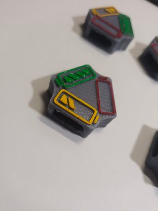 5 Tapas batería lipo 3D