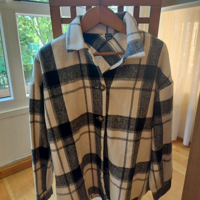 Camisa cuadros blanco-negro