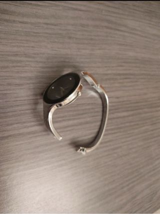 Reloj pulsera mujer plata negro