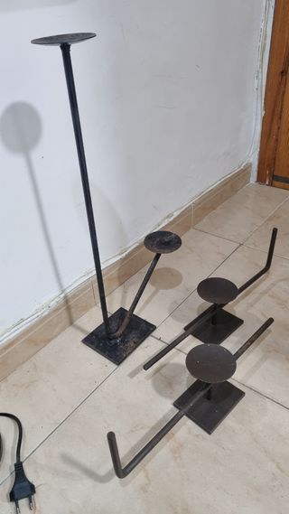 Candelabros de hierro