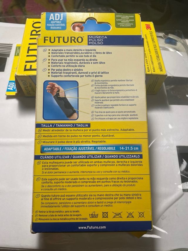 2ud 3M FUTURO Muñequera estabilizadora reversible