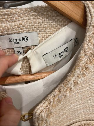 Conjunto vestido y chaqueta para invitada