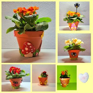 Vasetti coccio decorativi 