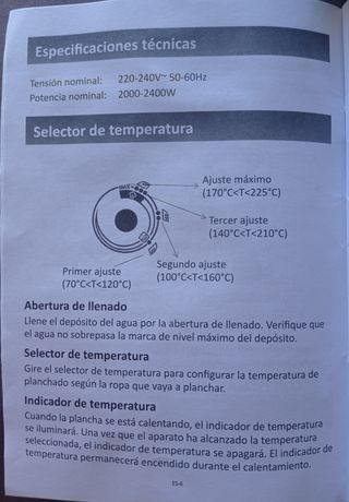 Centro Planchado Klindo 2400W