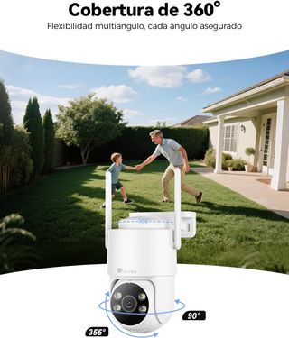 Ctronics 5MP Camara Vigilancia WiFi Exterior