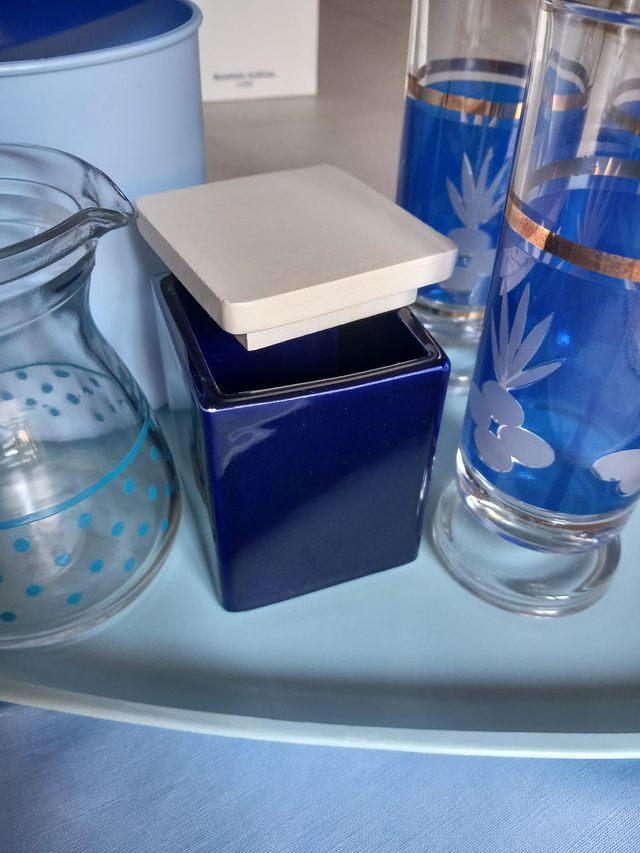Accessori cucina blu
