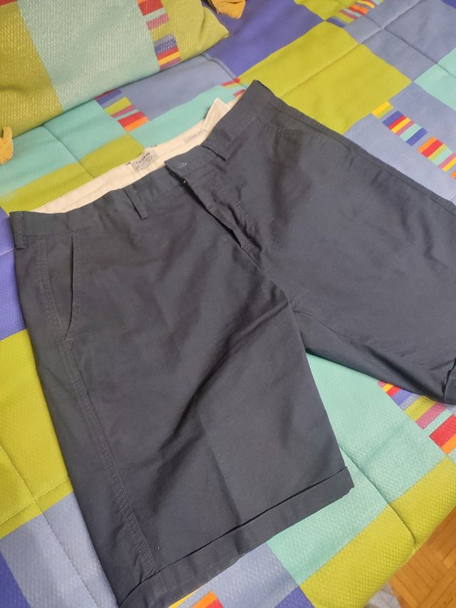 Bermudas Vaqueras Pull&Bear Talla 44 (Slim Fit)