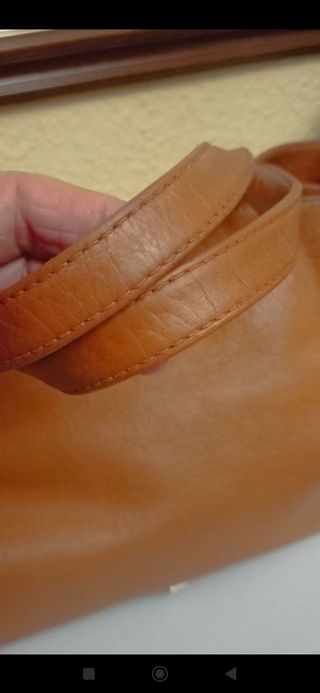 Bolso de piel de Purificación García