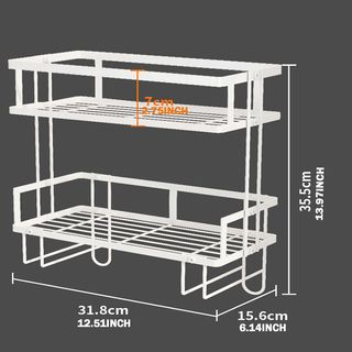 Estante de Baño Sobre Inodoro 2 Niveles
