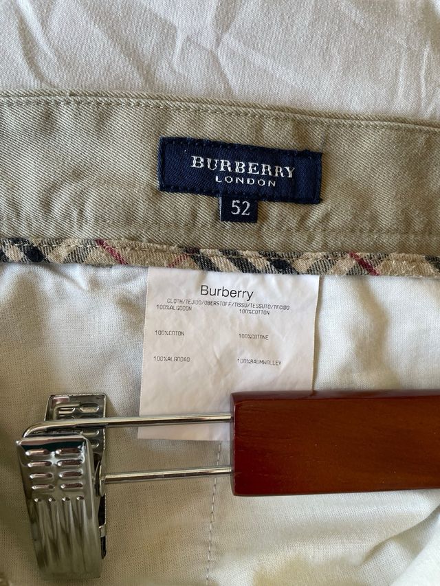 Pantalón beige hombre BURBERRY Talla 52