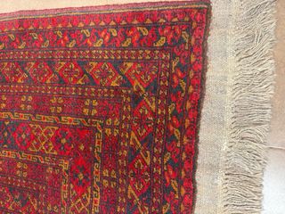 Alfombra roja lana - 2x3m