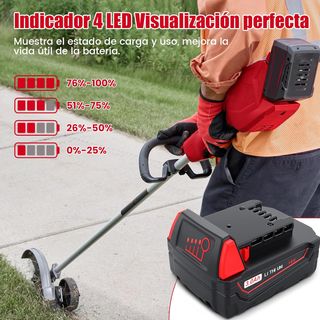 HTongD Batería Milwaukee 18V 3Ah Li-Ion M18B XC