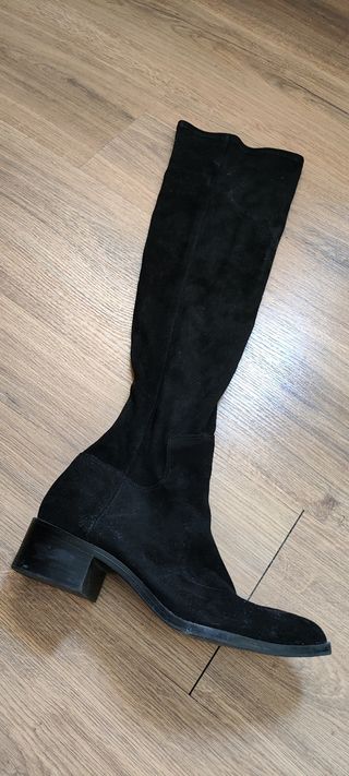 Botas altas negras mujer Stradivarius 