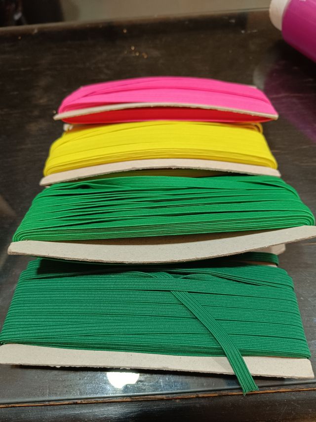 Goma elàstica 0,5 cm colores