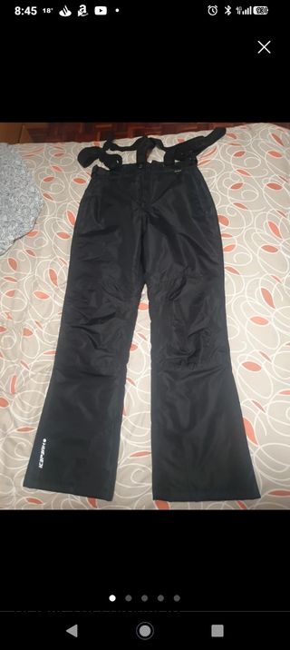Pantalón de esquí negro Icepeak talla M