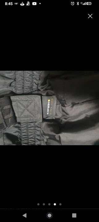 Pantalón de esquí negro Icepeak talla M