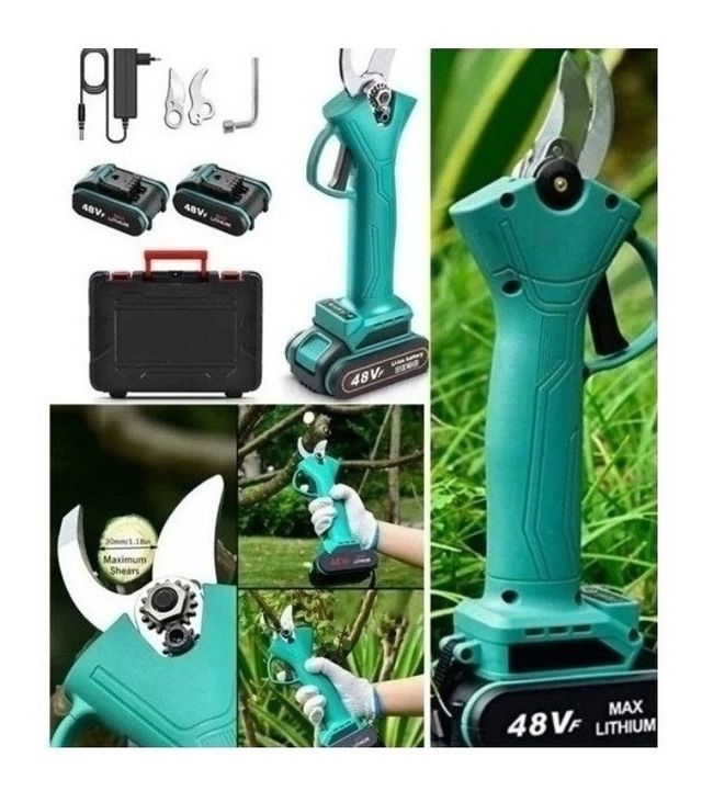 Forbice Elettrica con 2 Batteria Giardinaggio
