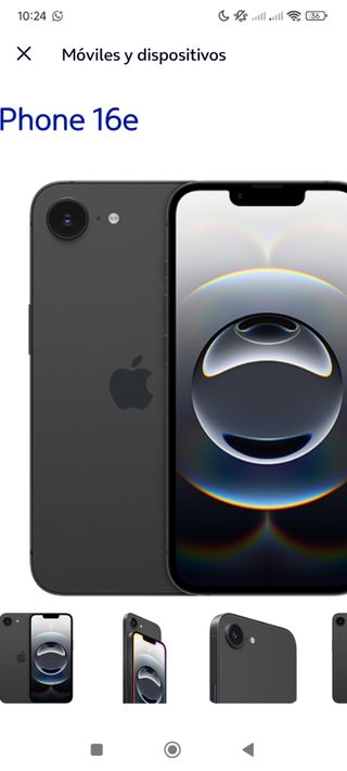 iPhone 16 e precintado nuevo a estrenar
