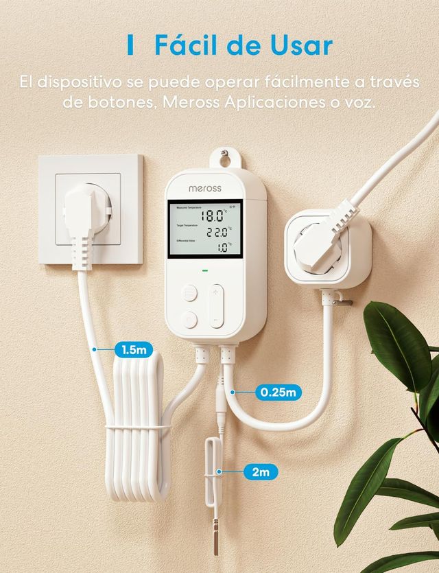Meross Inteligente Enchufe de Digital Termostato