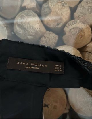 Vestido Zara mujer lentejuelas - talla L