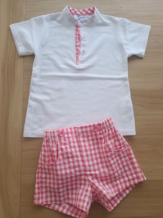 Conjunto Miranda niño verano talla 30 meses (2-3)