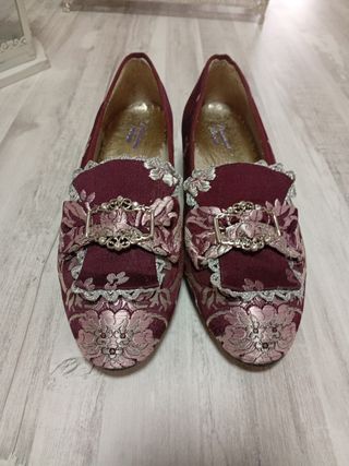 Zapatos Fallera rojos talla 36