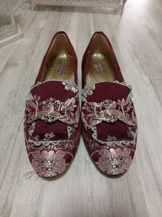 Zapatos Fallera rojos talla 36