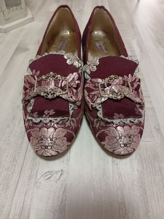 Zapatos Fallera rojos talla 36