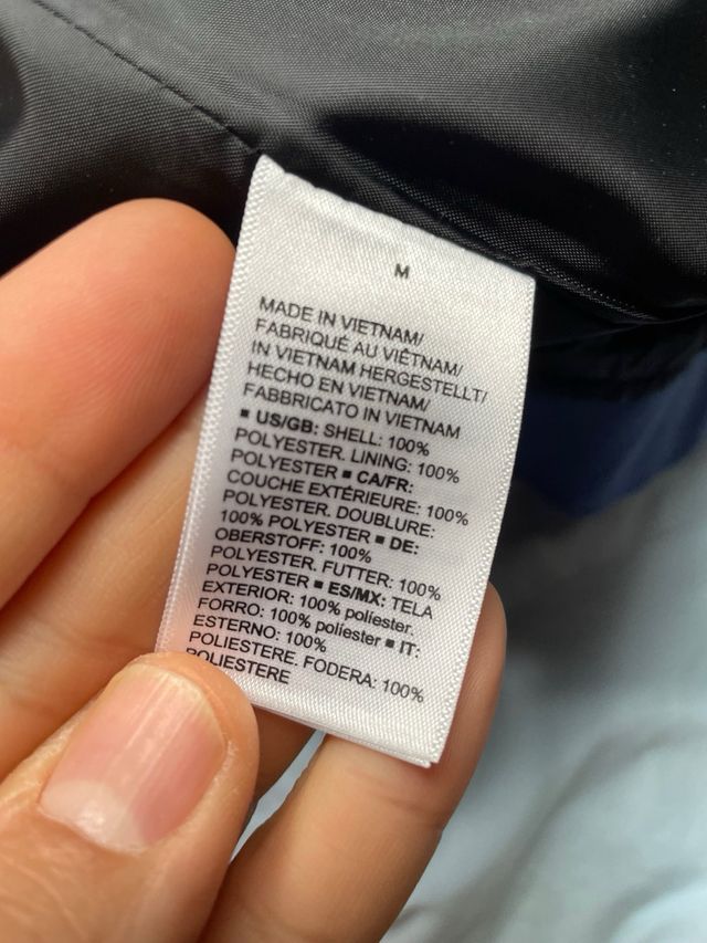 Cazadora bomber azul Amazon talla M