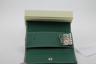Llavero Rolex Cuero Verde – Original | Con Caja