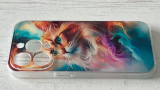 iPhone 15 Pro funda gato