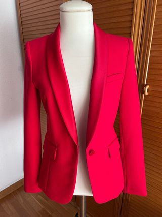 Americana Smocking Zara roja | Talla XS