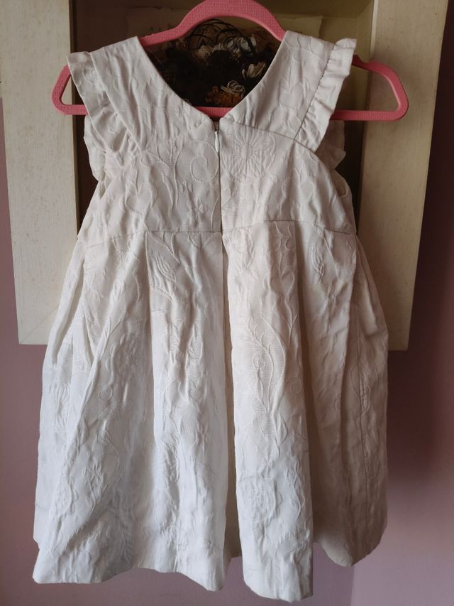 Vestido niña blanco MAYORAL T.4