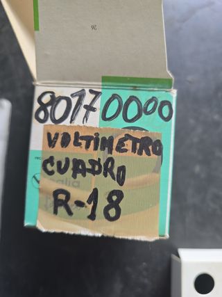 Voltimetro cuadro renault 18 r18