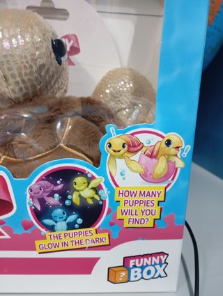 2 Peluche Tartarughe Mammy Surprise