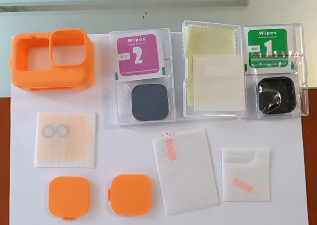 GoPro 10.Funda Silicona + 2 Protectores