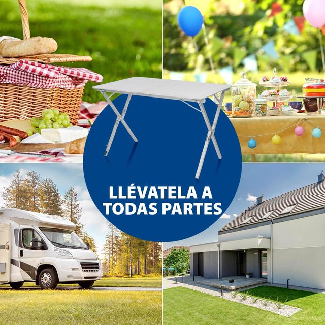 Tavolo da campeggio Campart Travel TA-0802 - 110 x 70