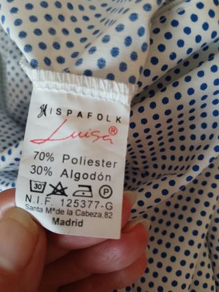 Traje vestido chulapa