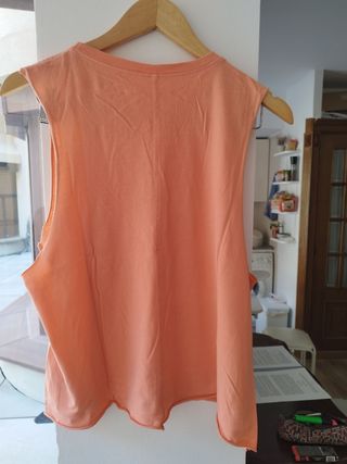 Camiseta de tirantes naranja
