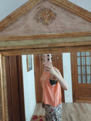 Camiseta de tirantes naranja