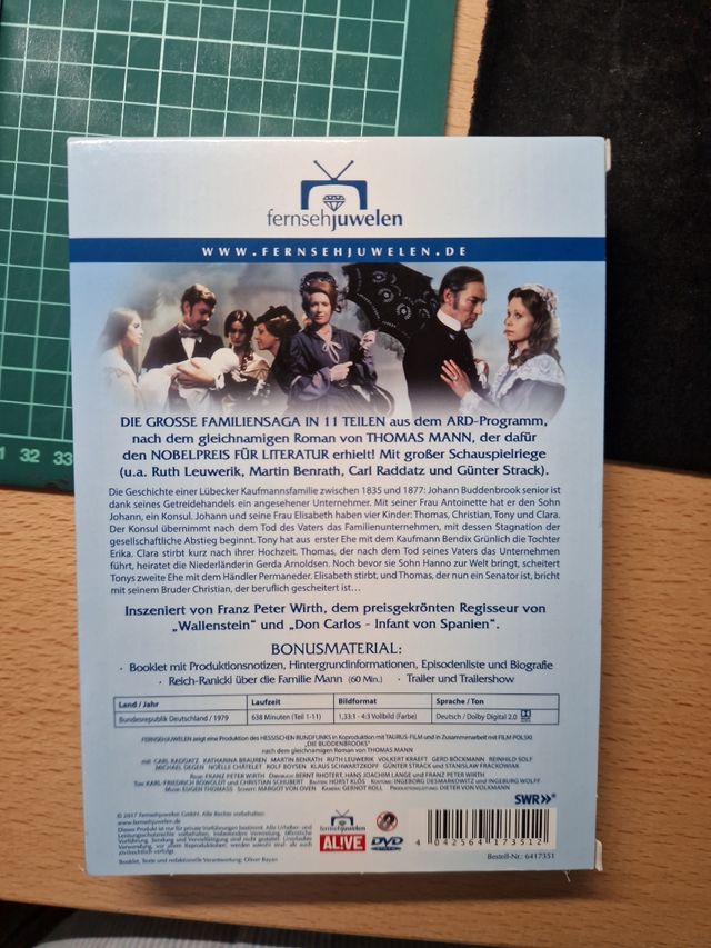 4 DVDs
DIE BUDDENBROOKS
SERIE COMPLETA EN ALEMAN