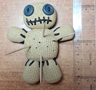 Muñeco Vudú Palillero 3D