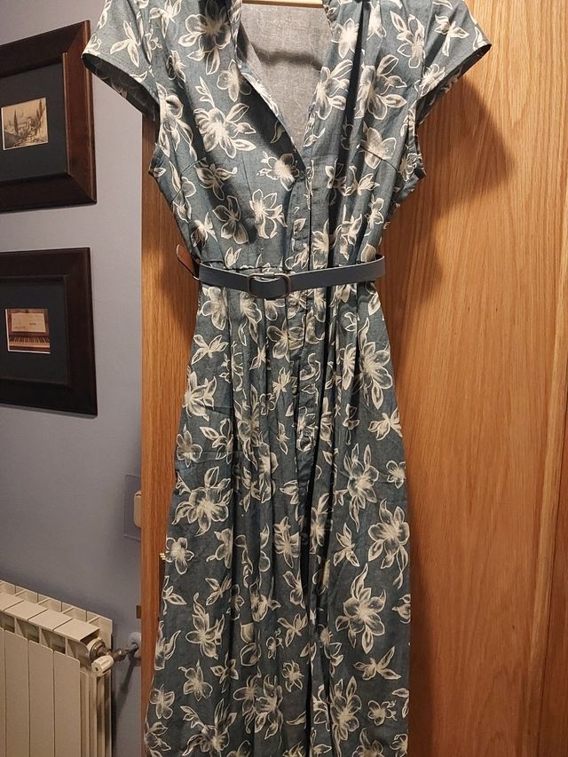 Vestido midi de verano.