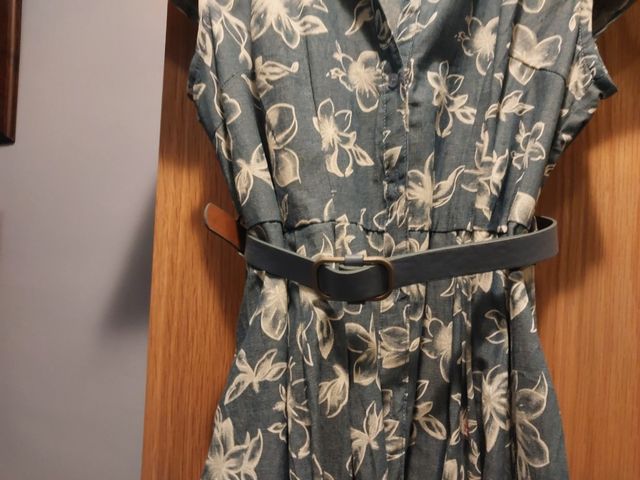 Vestido midi de verano.