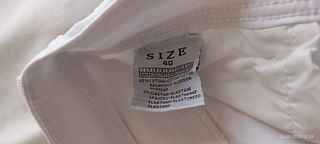 Pantalones vaqueros blancos