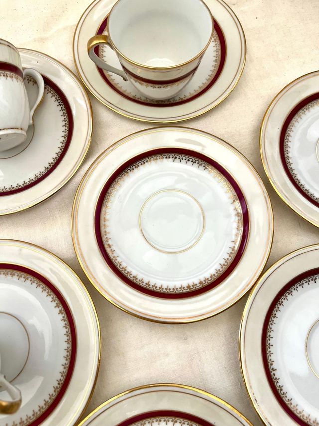 Servicio de café de Limoges France - Porcelana